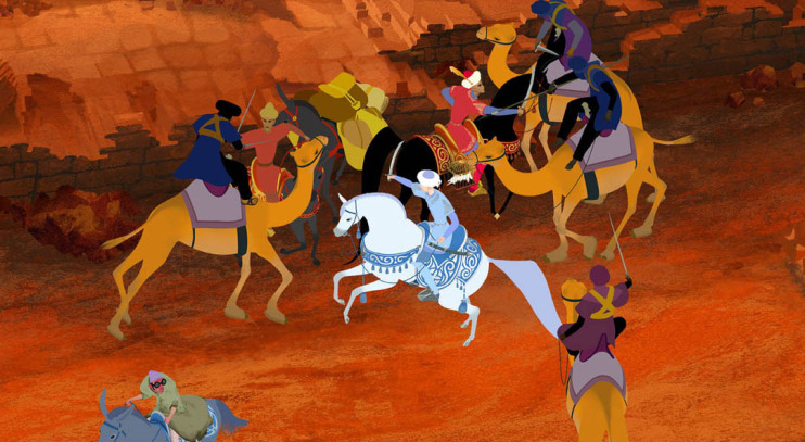 Image du film "Azur et Asmar."